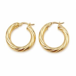 Argolla Torcidas Pulidas Rose 10k 3x3.45mm Weight 2.6gr