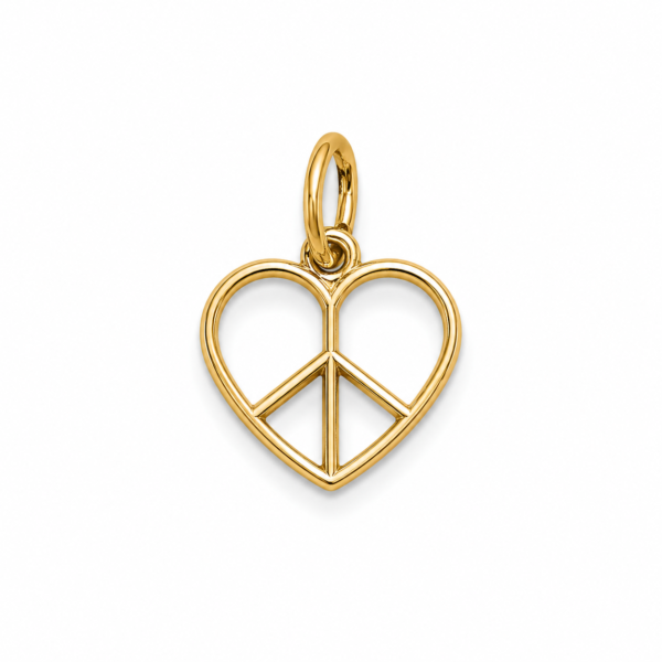 Dije Corazon Paz 10k Weight 0.4gr