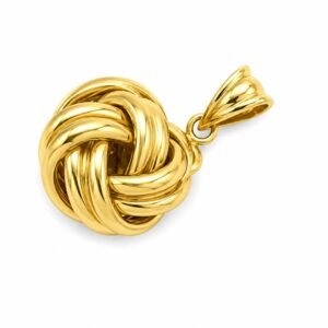 Dije Nudo Liso YF 10K Weight 0.8gr
