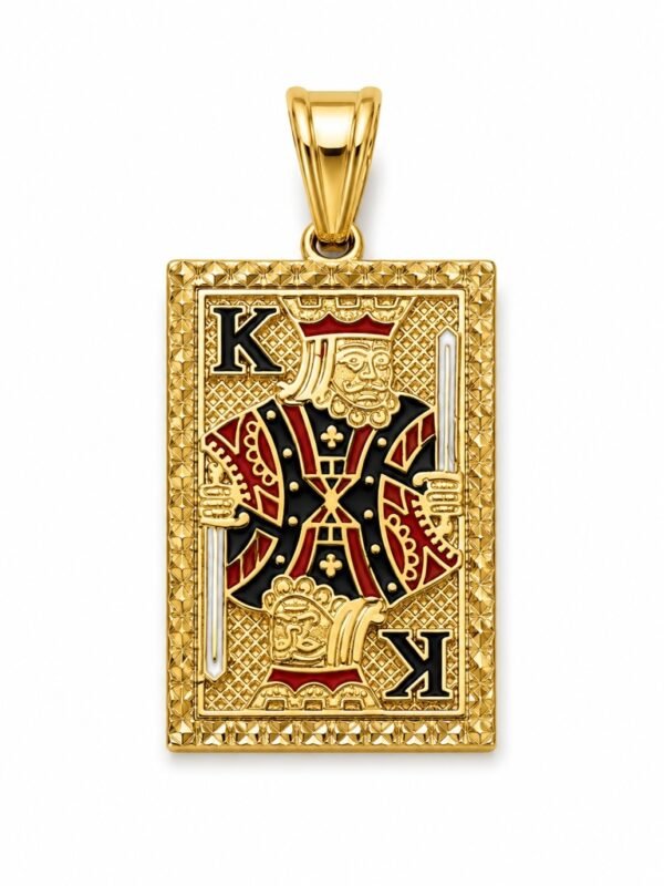 Dije Card Red/Black Ace/King 10k Weight 5.6gr