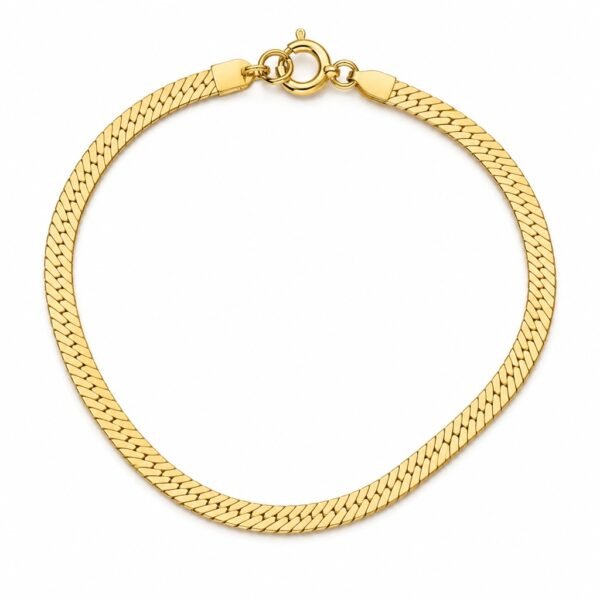 Manilla Cuban Link Martillado Anier 14k Size 7'' Weight 2.5gr