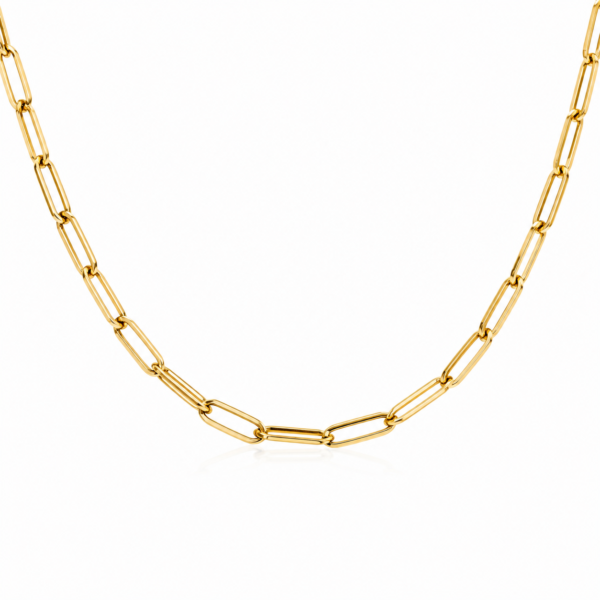 Cadena Paperclip Anier 14k Size 16'' Weight 3gr