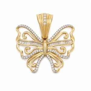 Dije Mariposa CZ 10k Weight 5.1gr