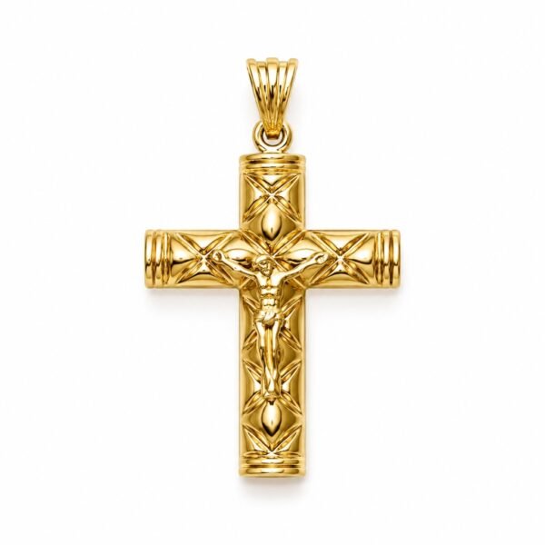 Dije Cruz Fancy Jesus Bull 10k Weight 3.3gr
