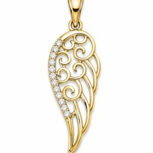 Dije Ala CZ 14k Weight 1gr