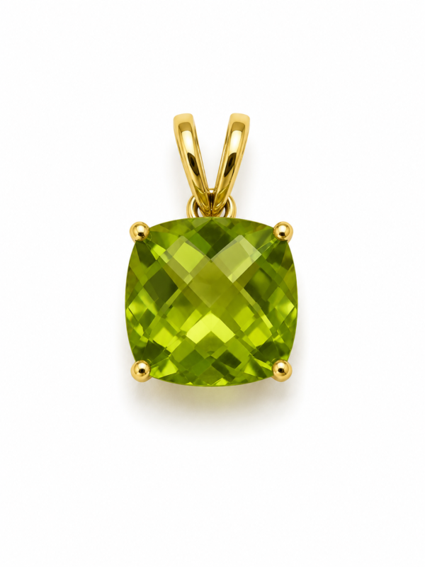 Dije Piedra Verde 10k Weight 0.9gr