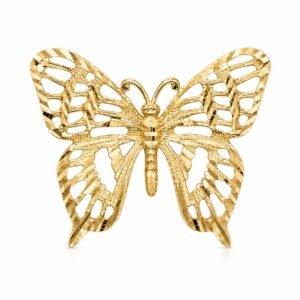 Dije Mariposa Bordado 14k Weight 5.2gr