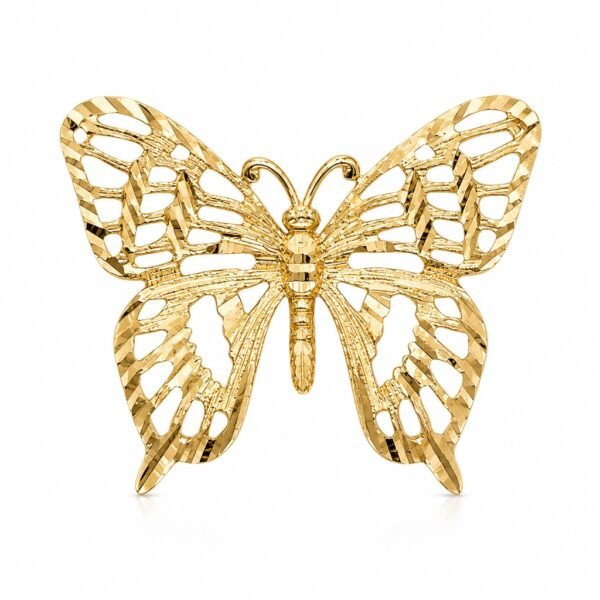 Dije Mariposa Bordado 14k Weight 5.2gr
