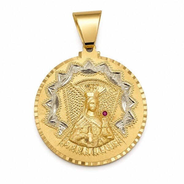 Dije St. Barbara Placa 10k Weight 15.4gr
