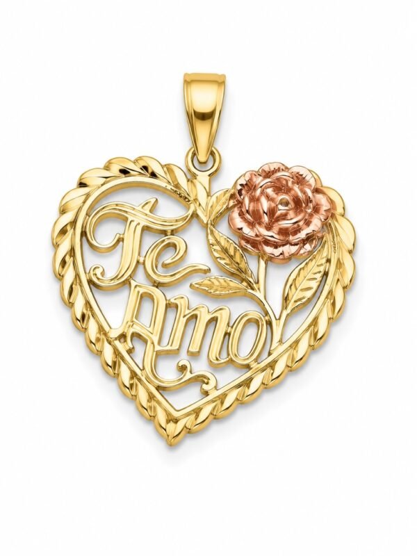 Dije TeAmo Corazon 14k Weight 1.1gr