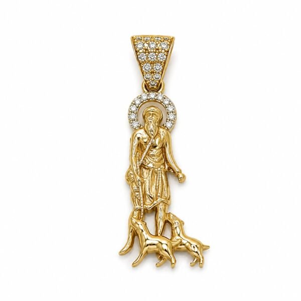 Dije St. Lazaro 10K Weight 1.9gr