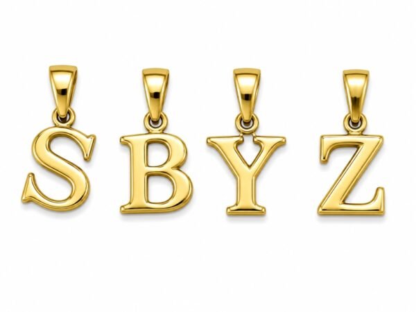 Dije Mini Letras 14k Weight 0.7gr