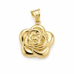 Dije Rosa Pulida Rose 10k Weight 1.6gr