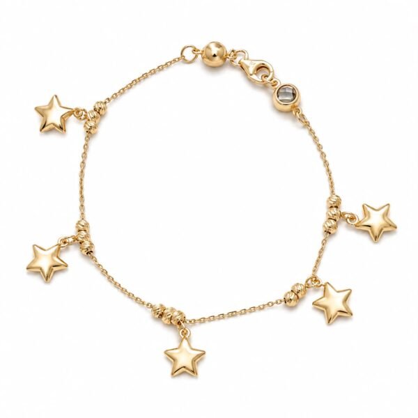 Manilla Estrellitas Rose 10k Size 7'' Weight 3gr