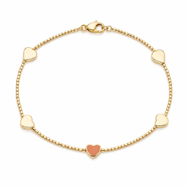 Manilla Hearts 14k Size 7'' Weight 2.6gr