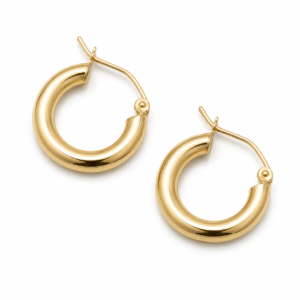 Argollas Pequenas lisas Kids Anier 14k Weight 1gr