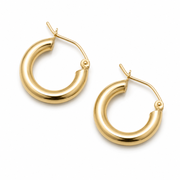 Argollas Pequenas lisas Kids Anier 14k Weight 1gr