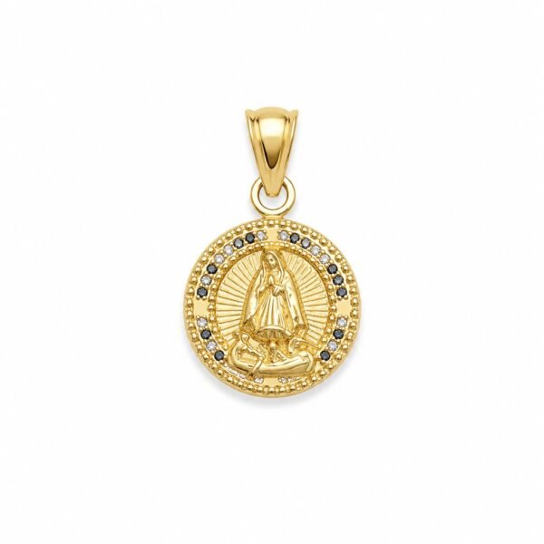 Dije Virgen De la Caridad miniatura Rose 10k Weight 0.8gr