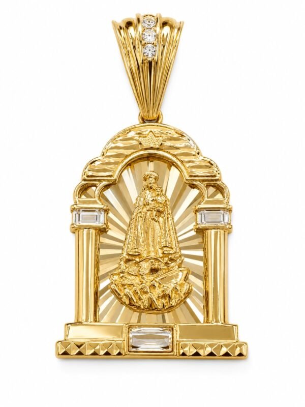 Dije Virgen De La Caridad Casa Fancy 10k Weight 6.9gr K76320C