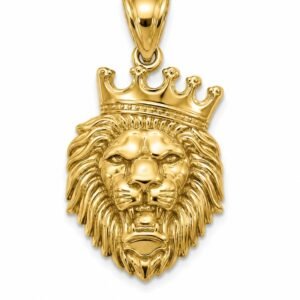 Dije Leon Cara 10K Weight 2.5gr