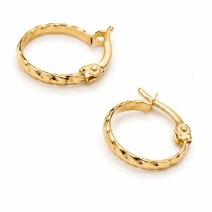 argollas Trenzado Kids Anier 14k Weigth 0.8gr