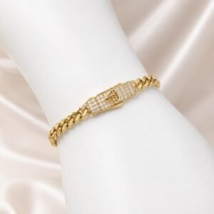 Manilla Monaco 10k Size 6.5'' x 5mm Weight 5.6gr