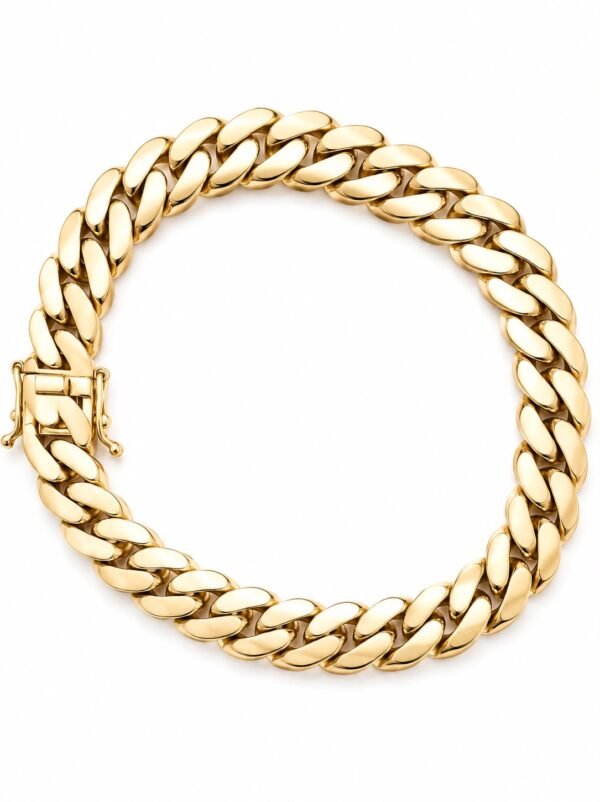 Manilla Cuban Link Hollow 10k Size 7.5'' x 8mm Weight 13.4gr