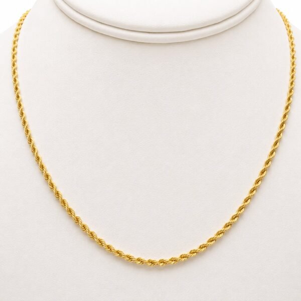Cadena Rope 14k Weight 2.9gr Size 18