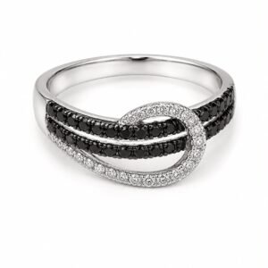 00390d01-c981-469f-0bc9-08df02b766ae.jpeg Anillo Oro Blanco CZ Black 14k Weight 3.1gr Size 10''