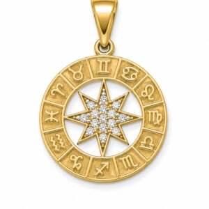 Dije Estrella Signos 14k Weight 1.7gr