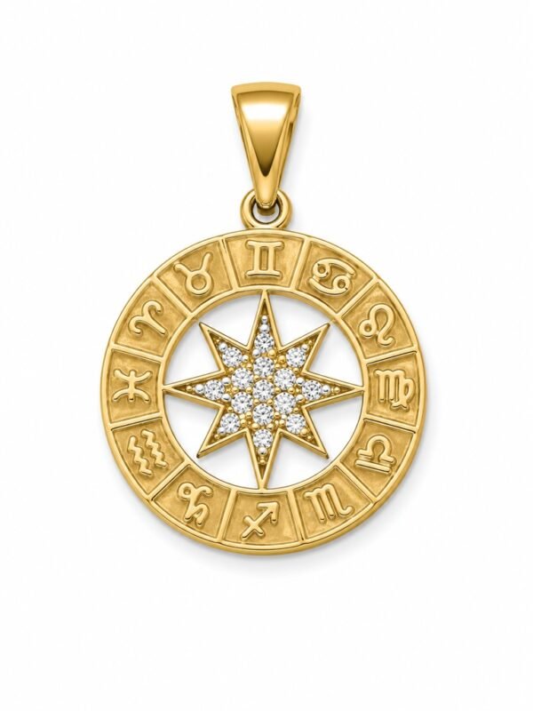 Dije Estrella Signos 14k Weight 1.7gr