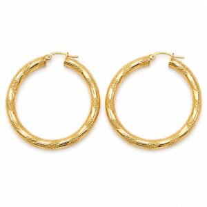 046777c9-c445-4109-205b-08def42ecde3.jpg Argolla Caramelo Tubo Medio YF 14K 4 x 4mm Weight 4gr