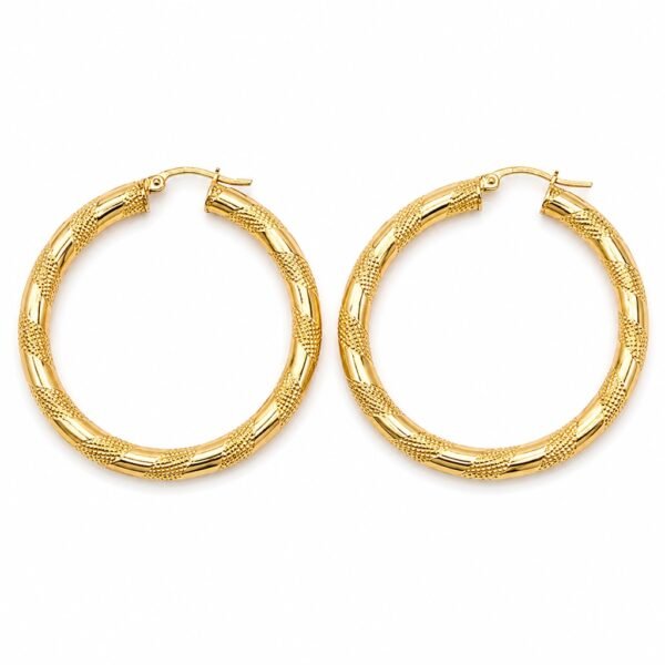 Argolla Caramelo Tubo Medio YF 14K 4 x 4mm Weight 4gr