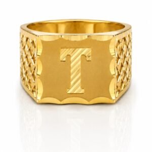 08e0e582-a4cf-4f19-7962-08df03768314.jpg Anillo De Hombre Letra T 10k Size 8.5 Weight 4gr