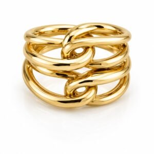 Anillo Semi Nudo 14k Weight 2.9gr Size 7