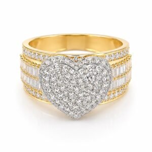 0a6d3136-b8f8-4d51-00fd-08def62c3371.jpg Anillo Corte Princesa Corazon Full CZ 14k Size 7 Weight 5gr