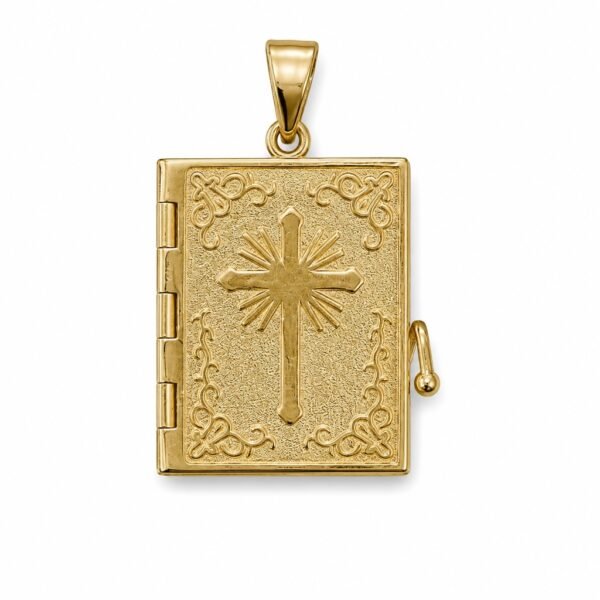 Dije Libro Biblico 14k Weight 6.4gr