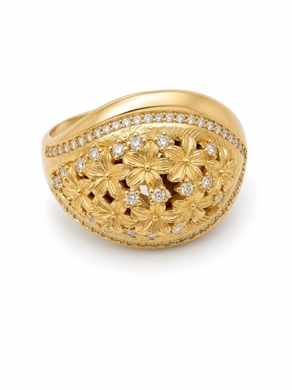 Anillo  Fancy CZ Extra 10k Size 7.5 Weight 5.8gr