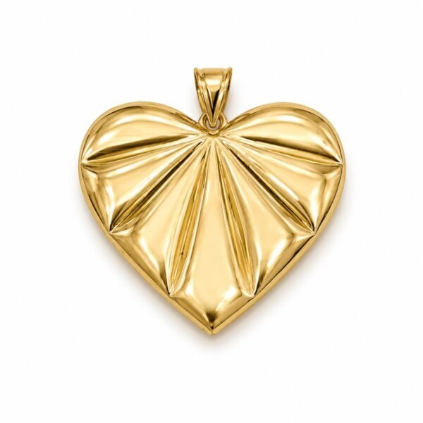 Dije Corazon Fancy Rose 10k weight 3.4gr