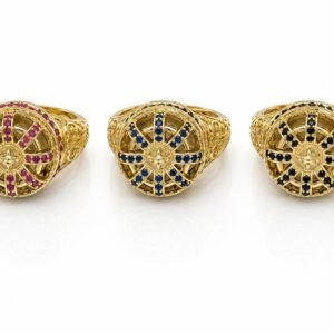Anillo  Estilo Corona CZ 10k Size 9 Weight 7gr
