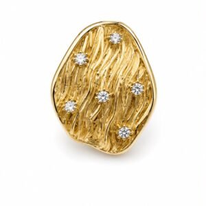 Anillo  Fancy CZ Extra 10k Size 7.5 Weight 5.6gr