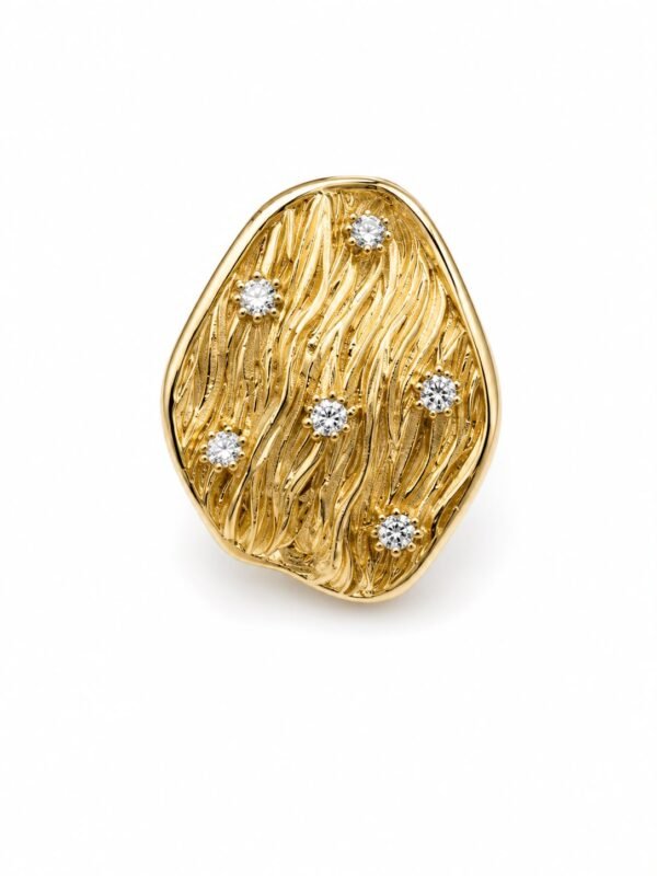 Anillo  Fancy CZ Extra 10k Size 7.5 Weight 5.6gr