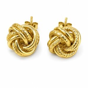 12496be2-6d5c-47c2-94ee-08deee00cdd5.jpg Pendientes Nudo 10k Size 3 Weight 2.5gr