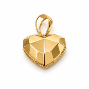 Dije Corazon Buchon Rose 10k Weight 6.6gr