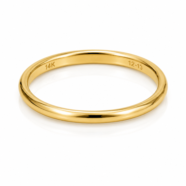 Alianza Lisa Anier 14k Size 9 x 1.5mm Weight 0.6gr