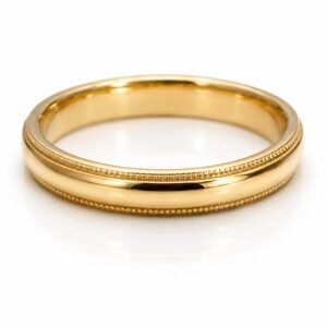 Anillo  Alianza Lisa Solida 14K Size 9 Weight 4gr