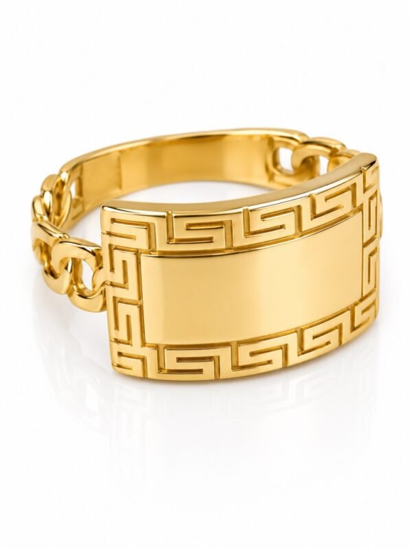 Anillo  Hombre Rectangular 10K Size 10 Weight 4.6gr