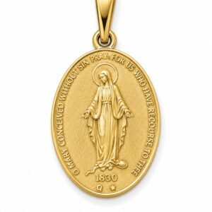 17998b79-7c60-45c3-5fe3-08def2f21793.jpg Dije Virgen Guadalupe Placa Oval Mini 14k Weight 1.7gr