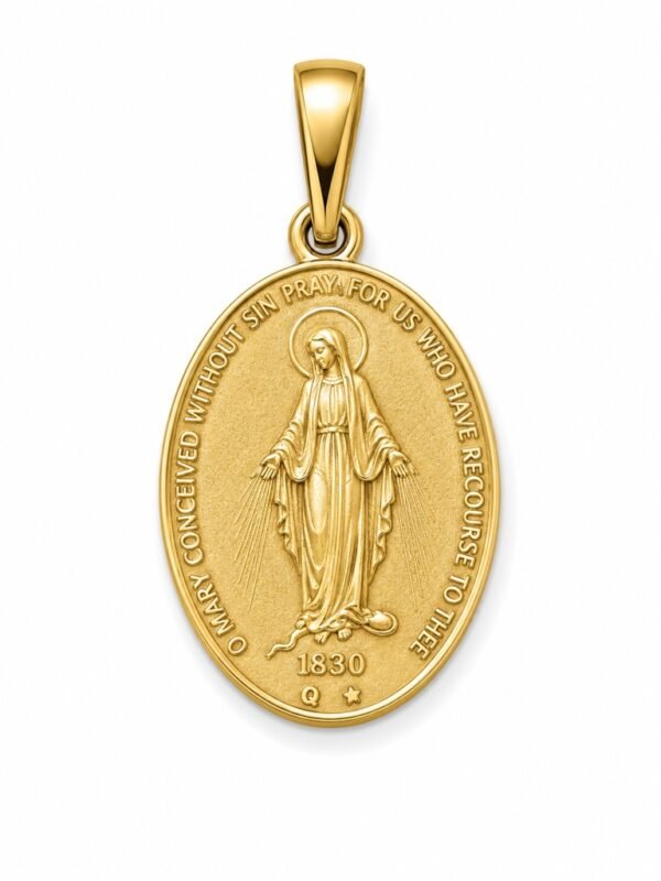 Dije Virgen Guadalupe Placa Oval Mini 14k Weight 1.7gr