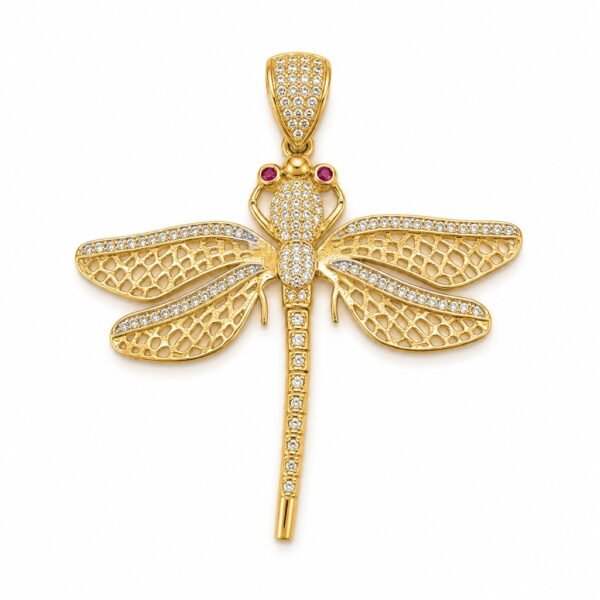 Dije Libelula Rose 14K Weight 7.7gr